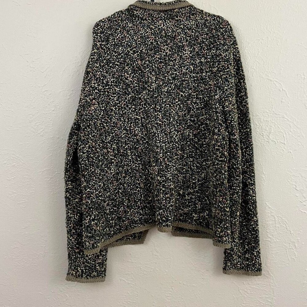 vintage 90s girly boho granola bobble knit cardigan - Picture 4 of 8